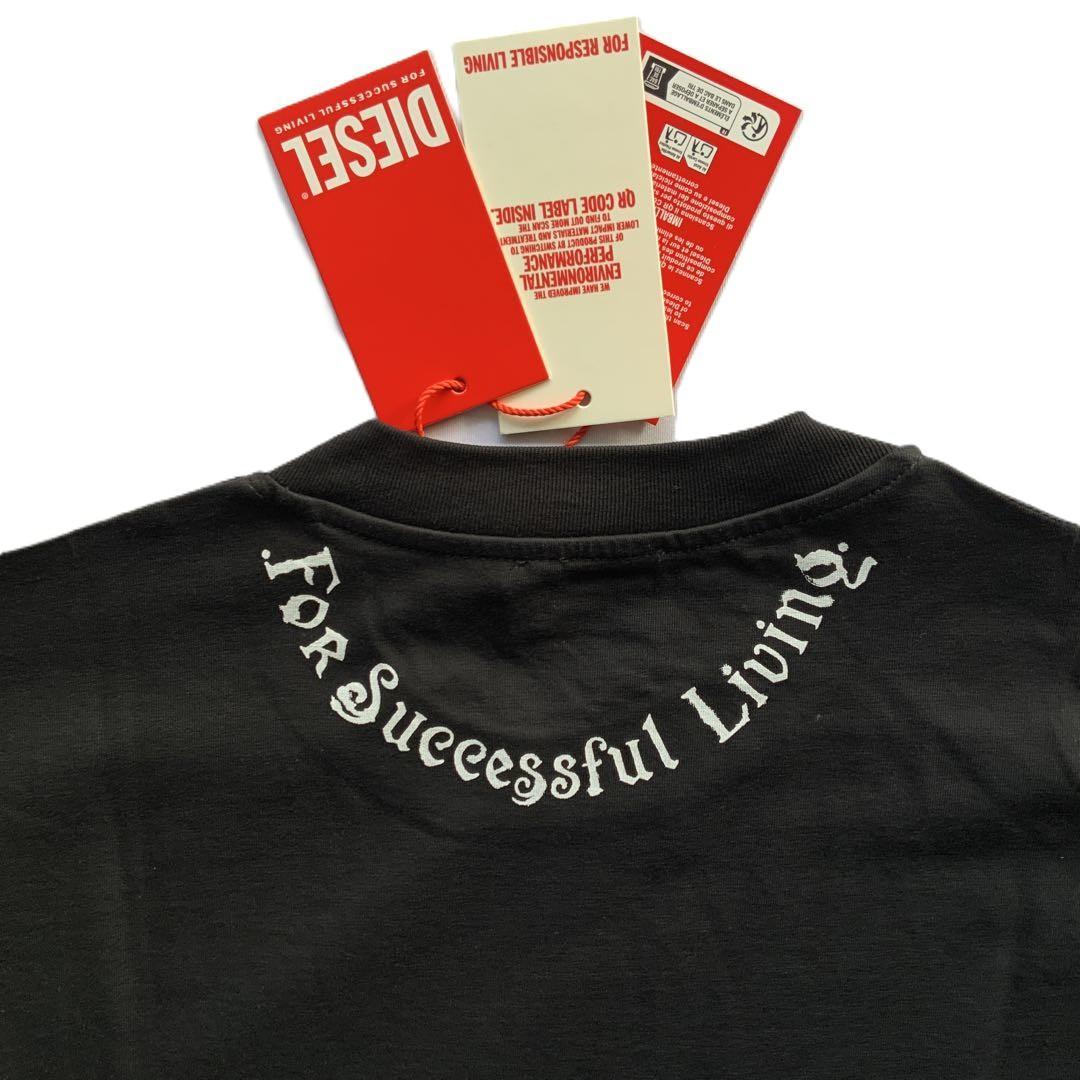 新品　ディーゼル　Tシャツ　XL　A23185　ブラック　日本未発売TBOGGY
