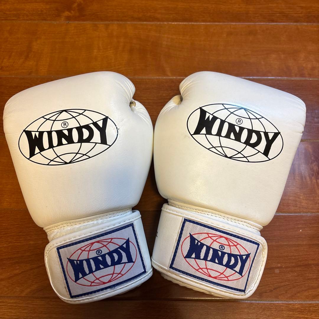 WINDY ボクシンググローブ ホワイト 8oz 8オンス トレーニング
