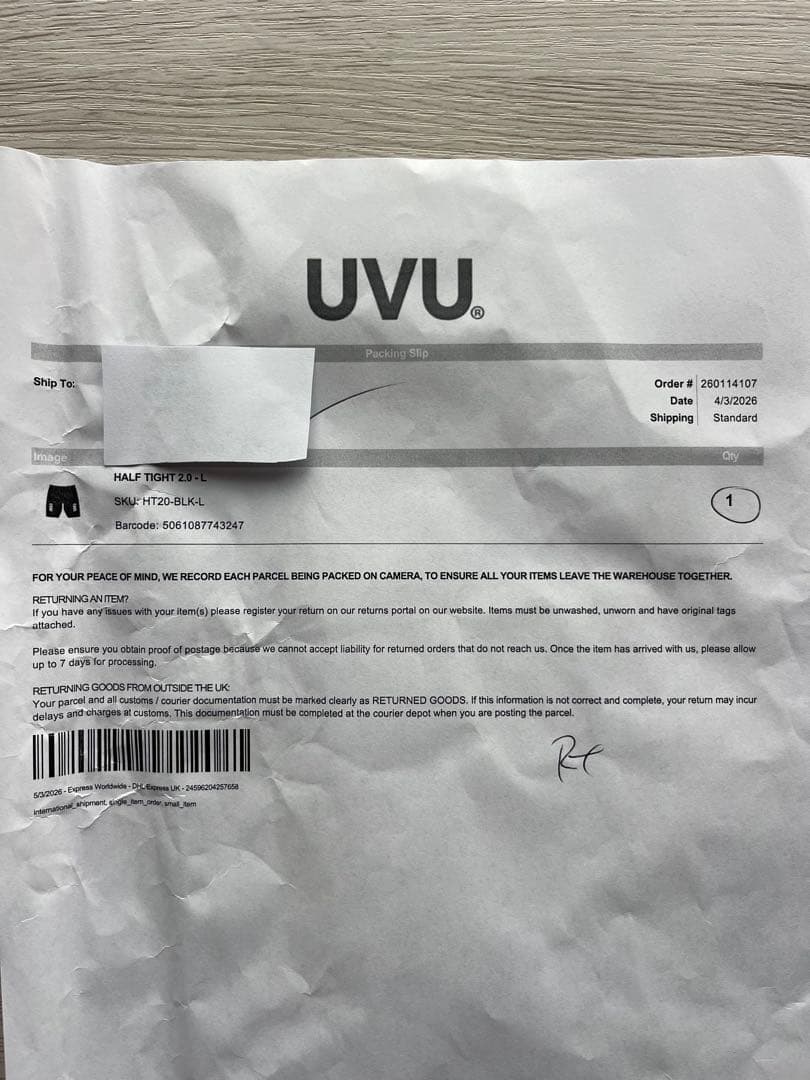 ウォーキング・ランニングウェア UVU club Half Tights 2.0 running London