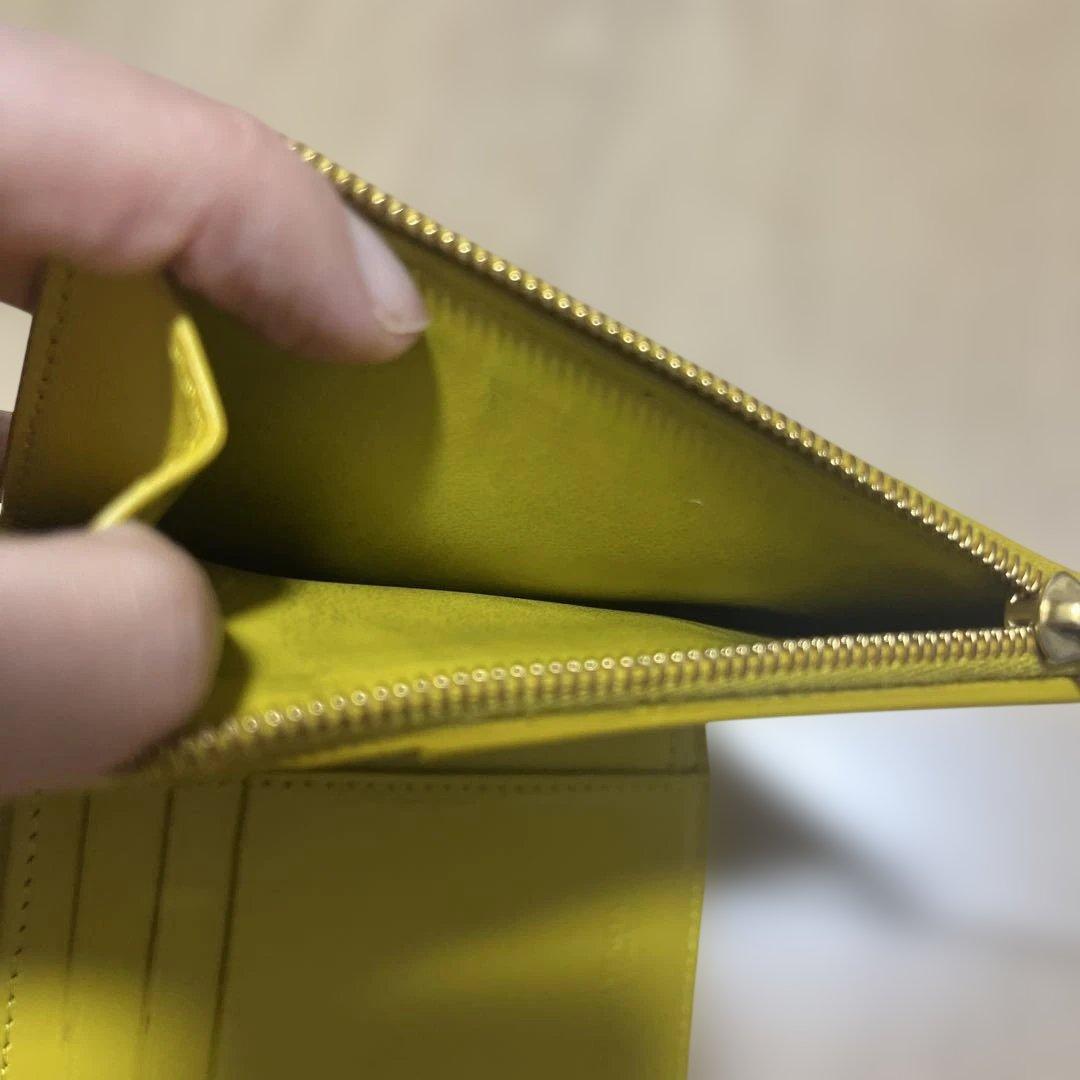 BOTTEGA VENETA イエロー 二つ折り財布