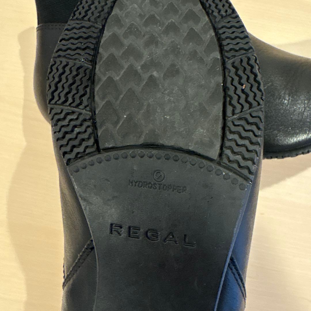 REGAL黒 サイドゴアブーツ 25cm