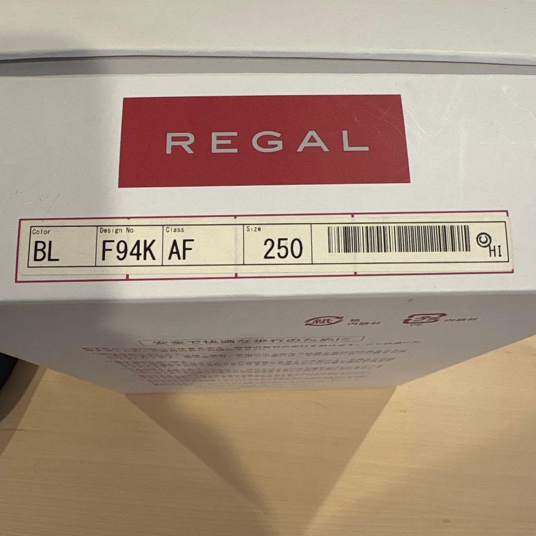 REGAL黒 サイドゴアブーツ 25cm