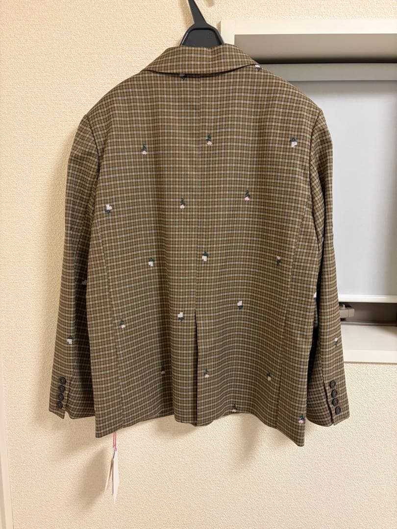 新品　FURFUR ローズ刺繍テーラードジャケット