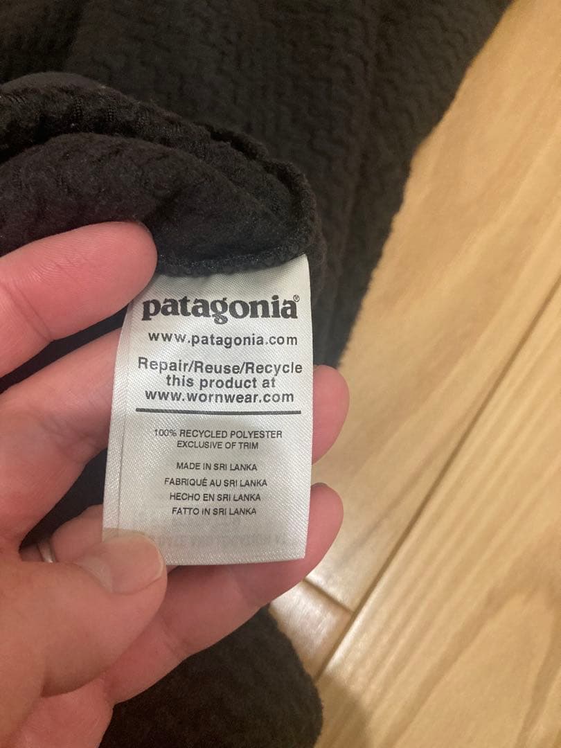 R1 エア・クルー　Patagonia ブラック　xsサイズ