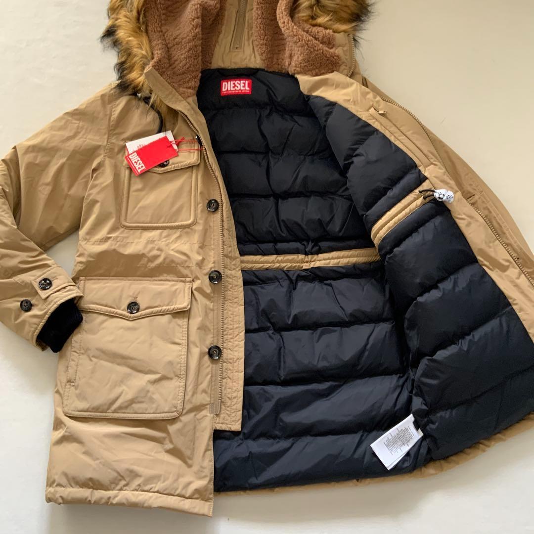 新品　ディーゼル　モッズ コート　W-JORGY　46　ベージュ　A10610