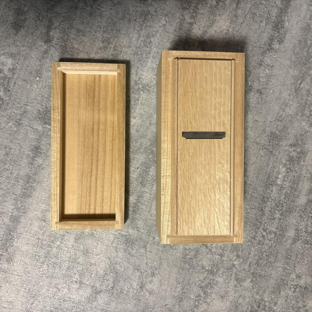 【新品・未使用】桐乃鰹箱 青紙鋼 鰹節 削り器 木製 日本製 小柳産業