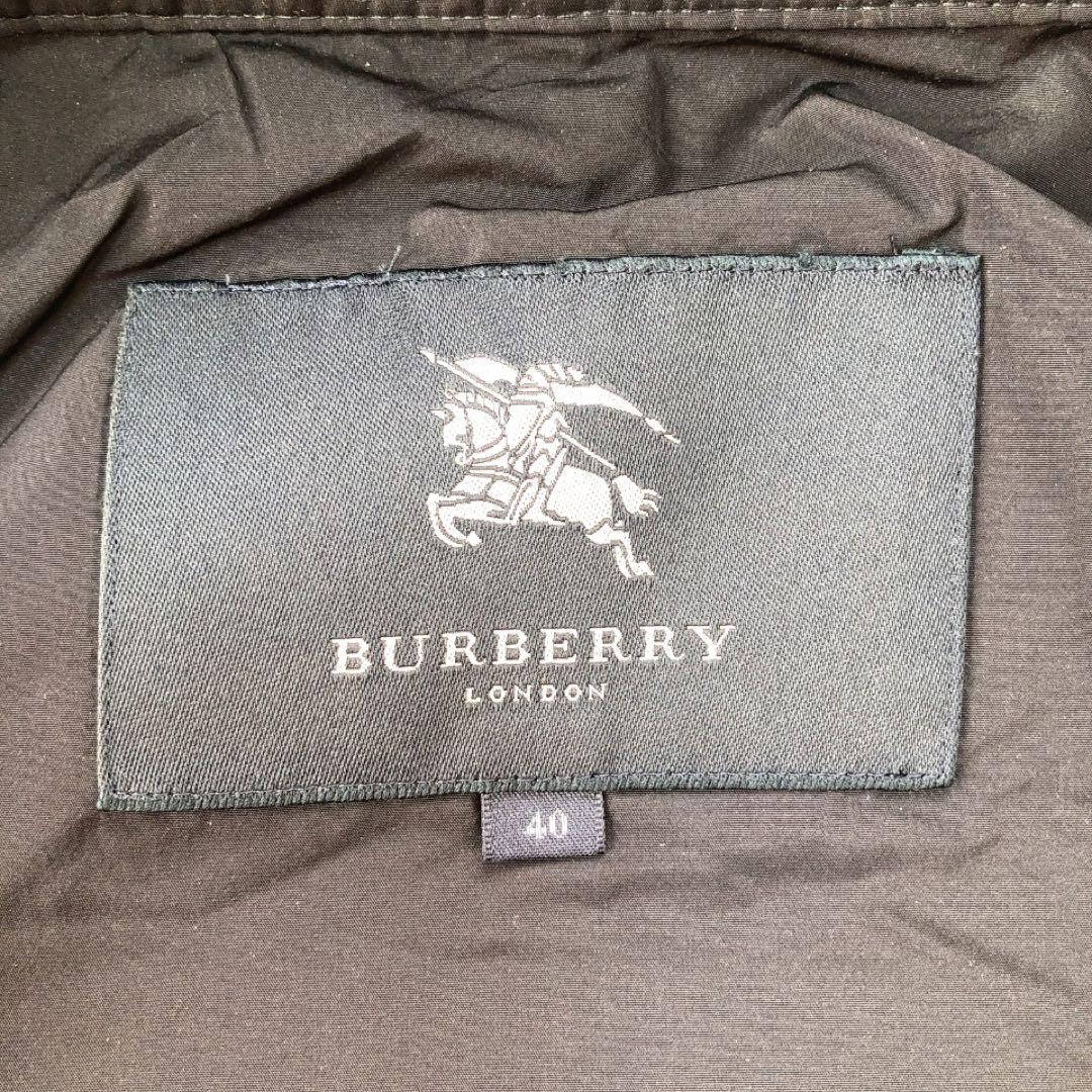 BURBERRY*バーバリーロンドン　ベルテッドトレンチコート ネイビー 40