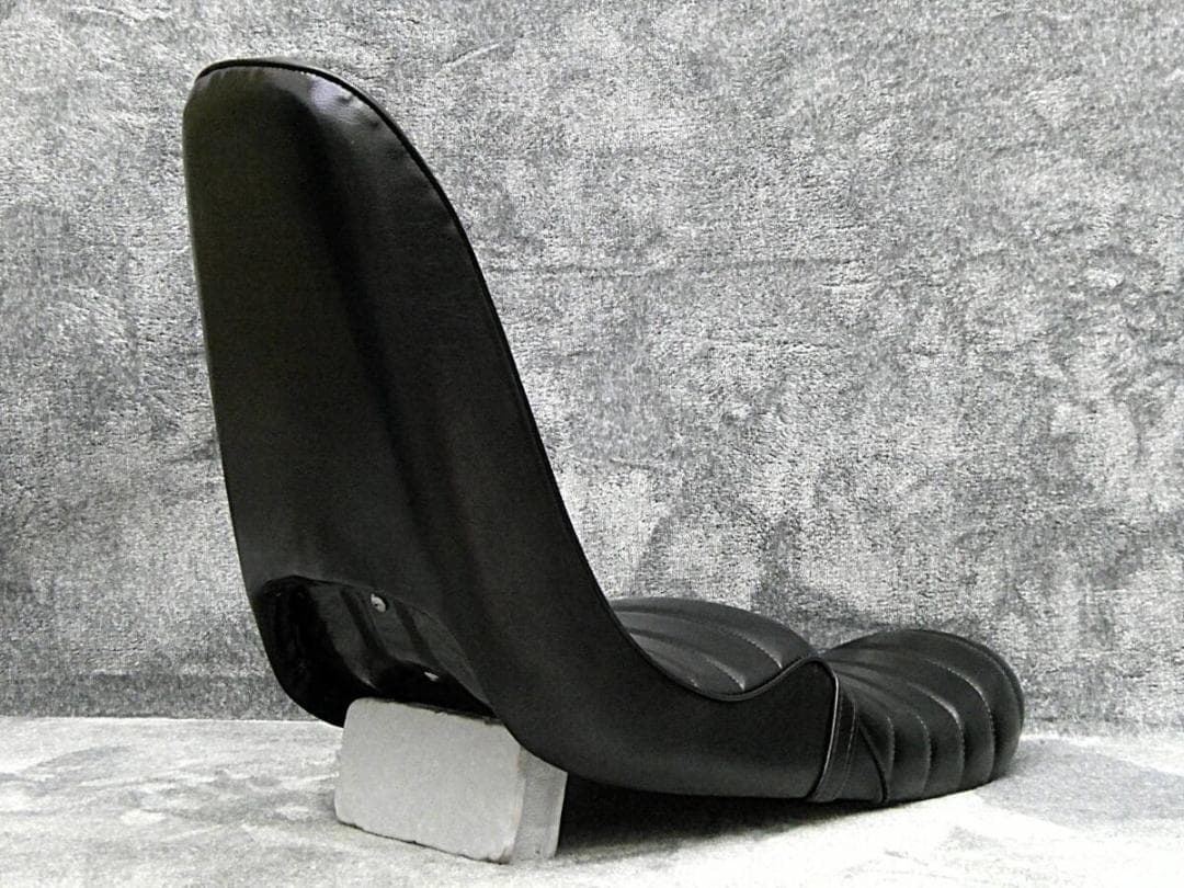 GS400 黒皮 40cm 三段シート / 補強入 ブラック GS400E