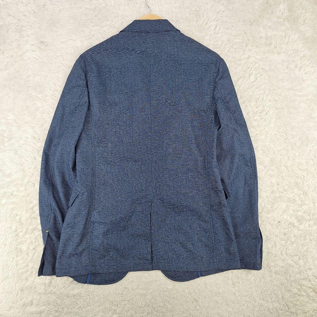 ZARA　ストレッチトラベルスーツ　セットアップ　ネイビー　EUR48 　下40