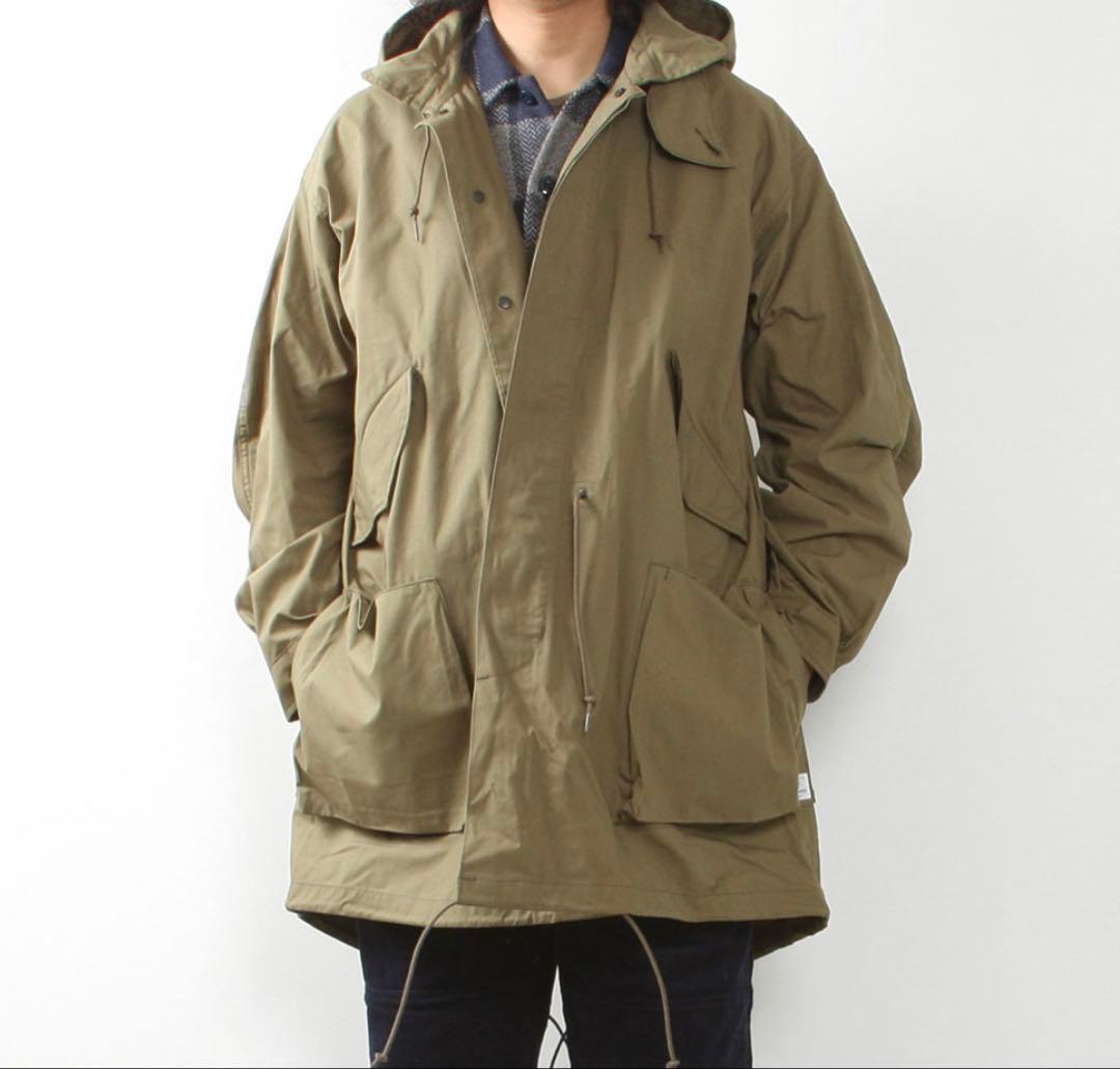 SASAFRAS Digs Crew Tube Coat M ベージュササフラス