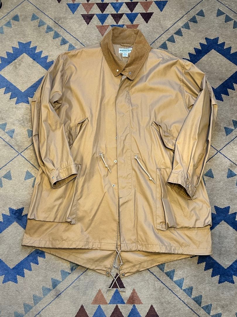 SASAFRAS Digs Crew Tube Coat M ベージュササフラス