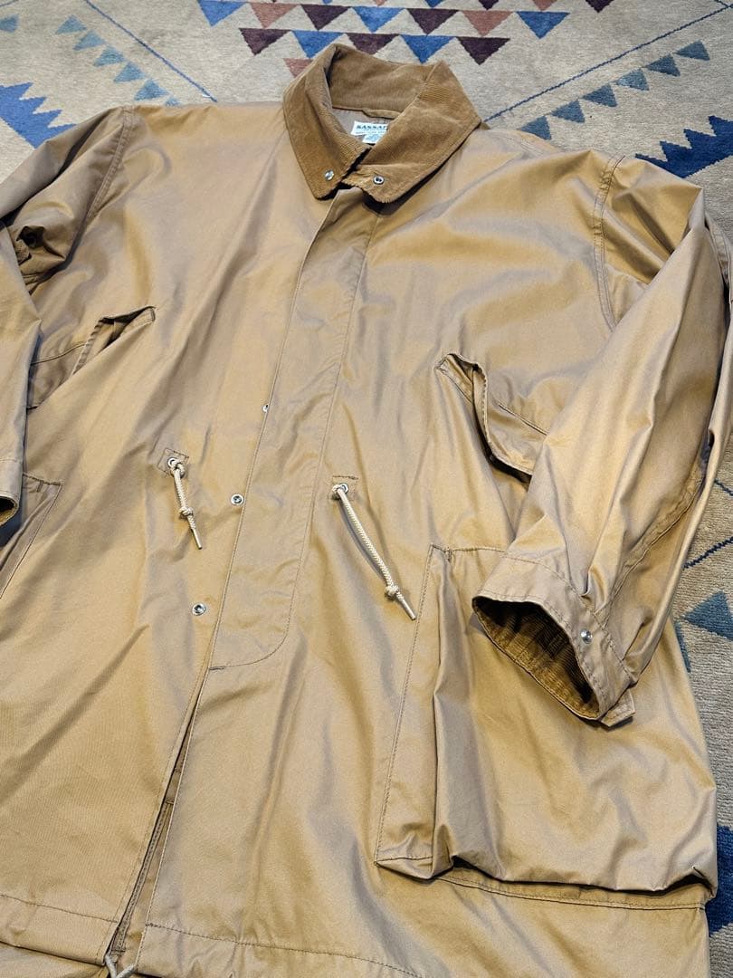 SASAFRAS Digs Crew Tube Coat M ベージュササフラス