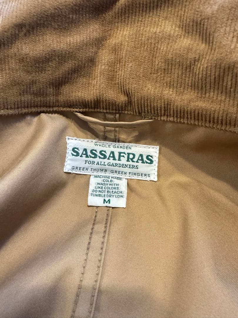 SASAFRAS Digs Crew Tube Coat M ベージュササフラス