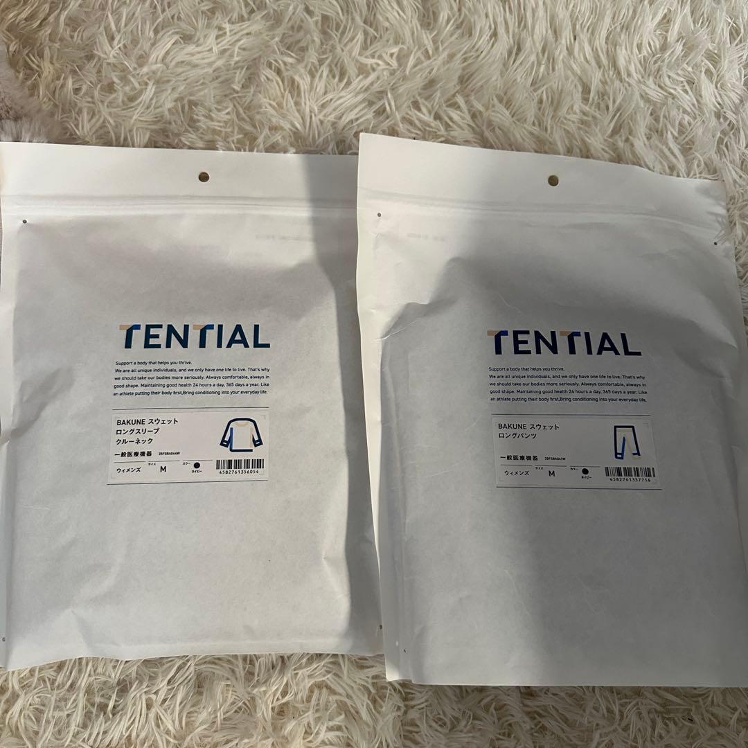 TENTIAL BAKUNE ウィメンズ長袖 M ネイビー リカバリーウェア