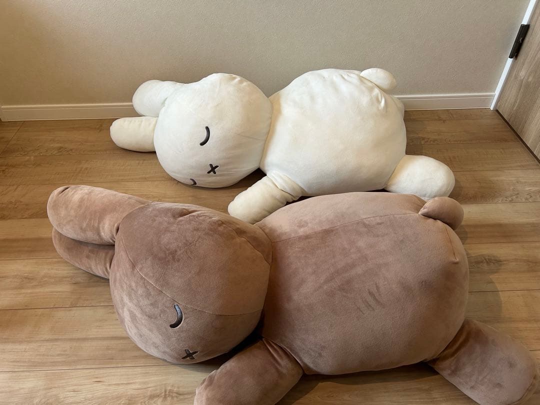 【2体セット】ブルーナ すやすやフレンドミッフィー 特大 80cm