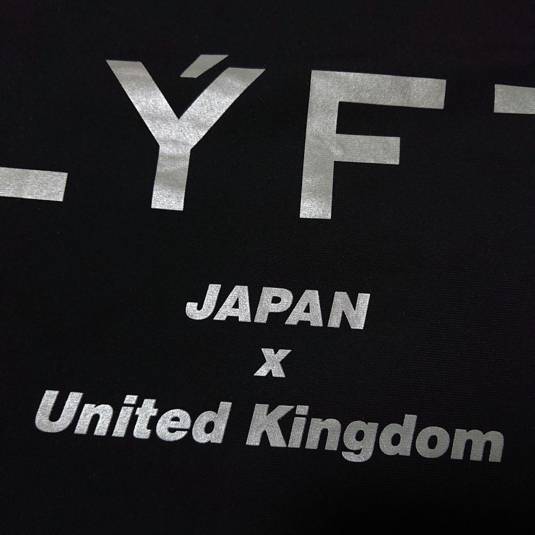 ■LÝFT リフト タンクトップ トレーニングウェア デカロゴ ナイロン 黒銀S
