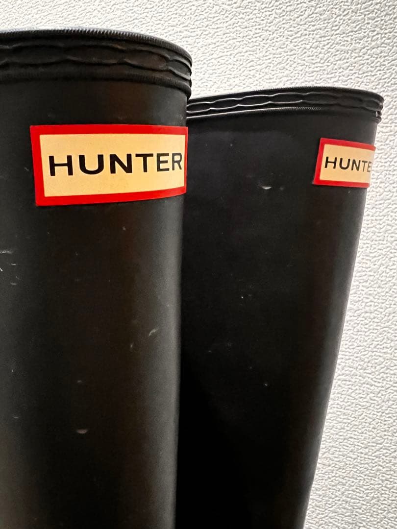 HUNTER レインブーツ　黒