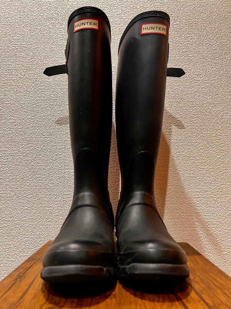 HUNTER レインブーツ　黒