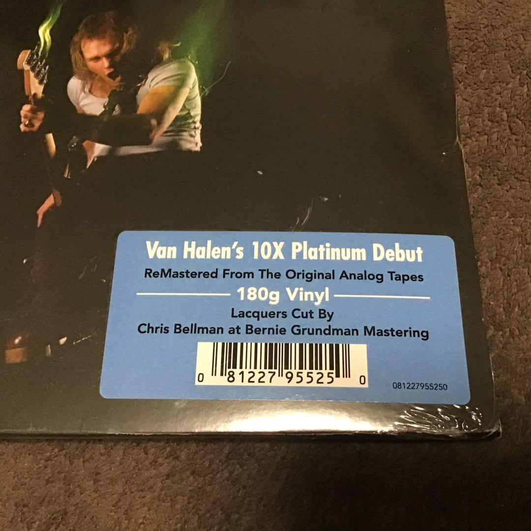 新品LP❣️『ヴァン・ヘイレン　炎の導火線』VAN HALEN 2015リマスター