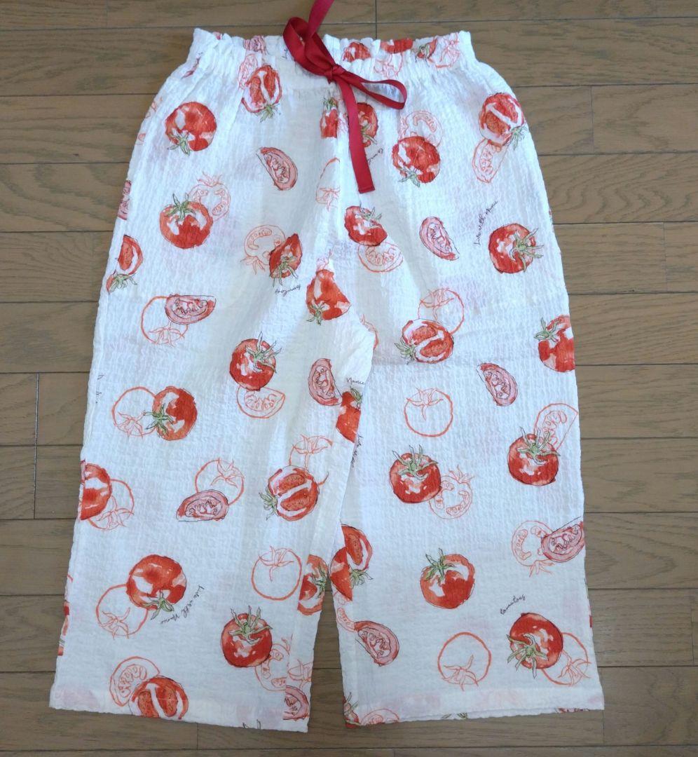R*D様 単品値下げ不可　NARUE　ナルエー　トマト柄　シャーリングボイル　1