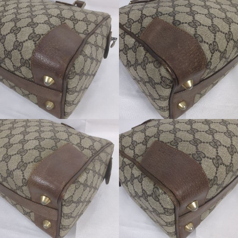 GUCCI グッチ GG柄 レザー ハンドバッグ ミニボストンバッグ