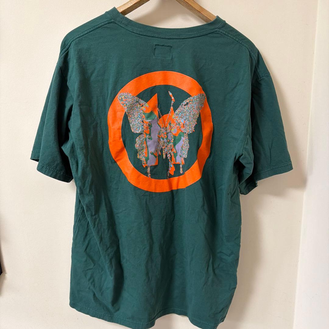 Needles hidden nyコラボ　グリーン Tシャツ XL