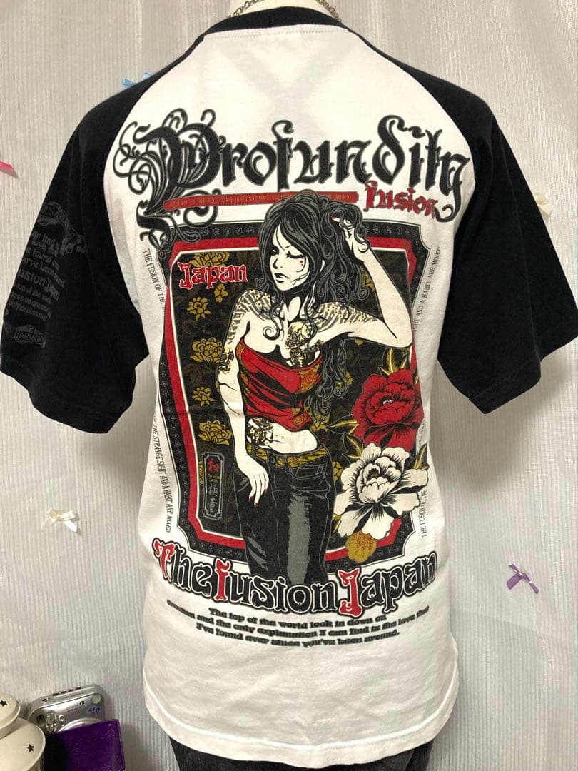 grunge mcbling y2k 平成ギャル お兄系 激カワプリントt