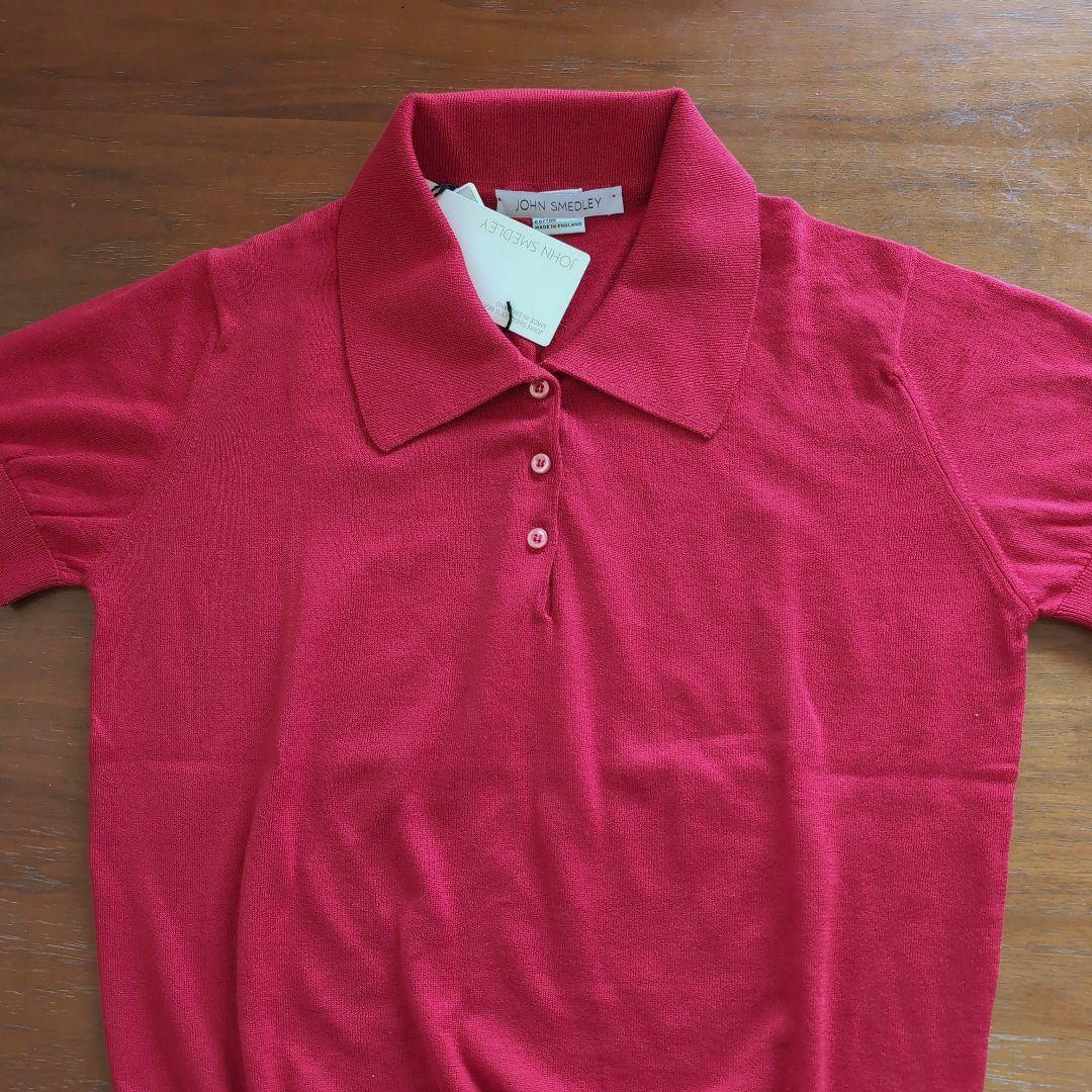 【新品未使用】JOHN SMEDLEY 半袖ニットポロシャツ