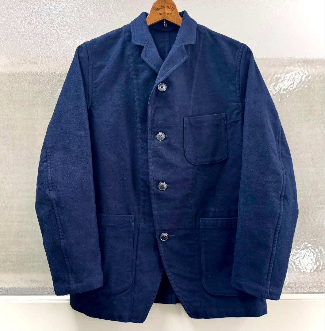 Nigel Cabourn ホスピタルジャケット-モールスキン46ダークネイビー