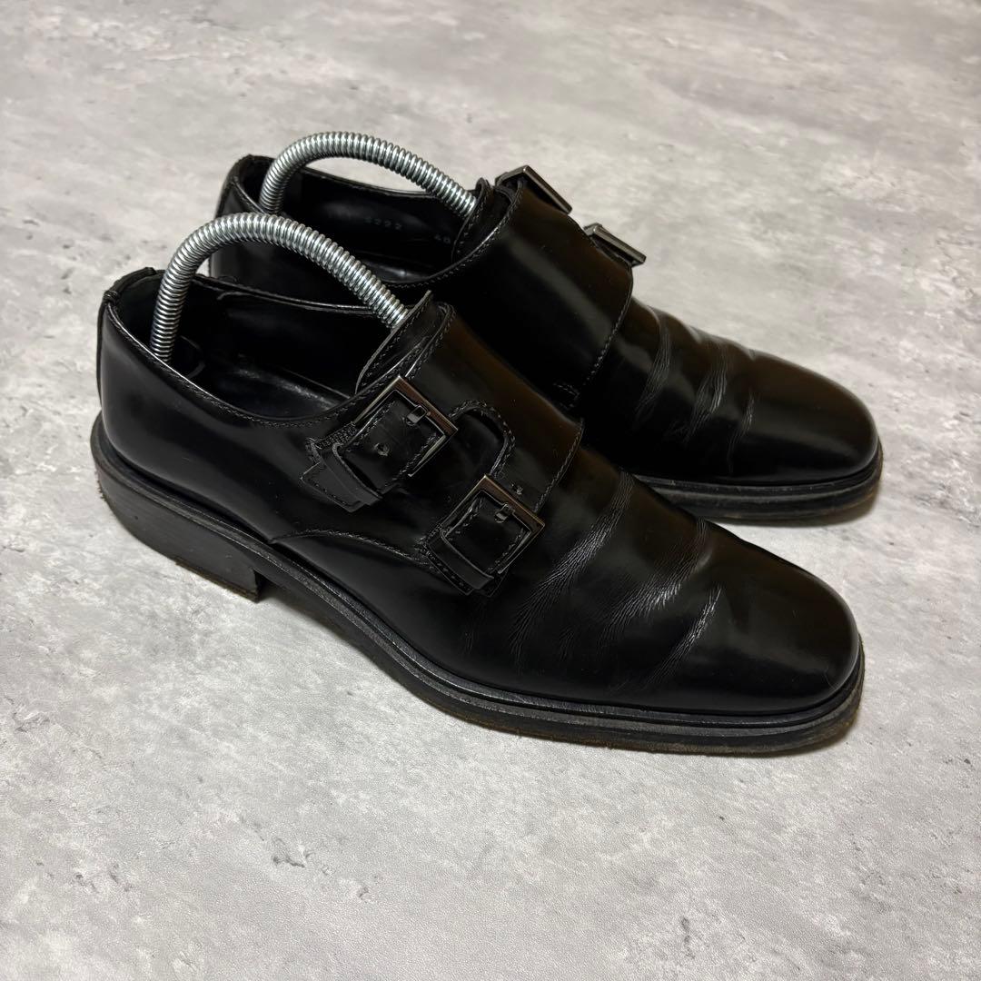 靴 90s GUCCI archive monk strap shoes