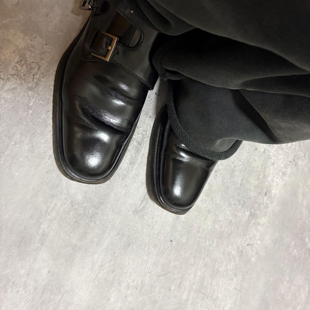 靴 90s GUCCI archive monk strap shoes