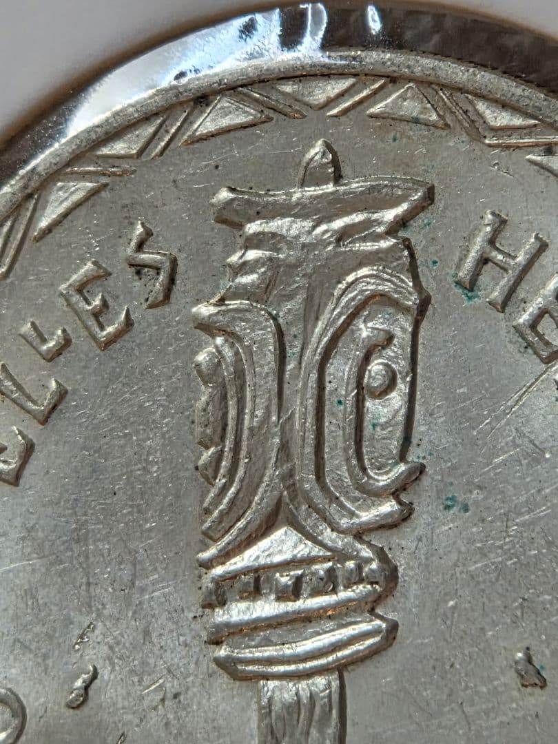 フランス領ニューへブリジース諸島　マリアンヌ像　100フラン銀貨　1966