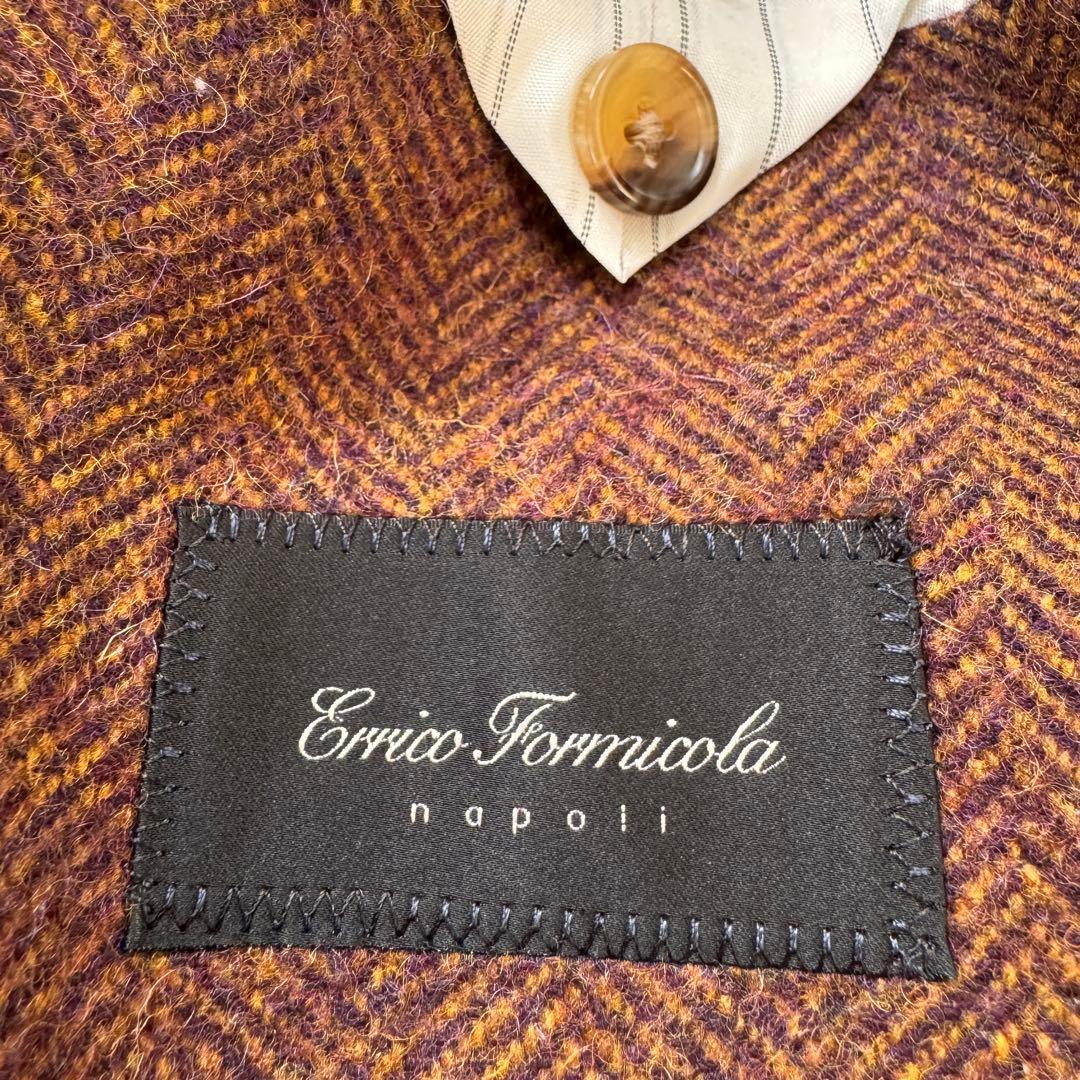 エリッコフォルミコラ Errico Formicola ヘリンボーン ジャケット