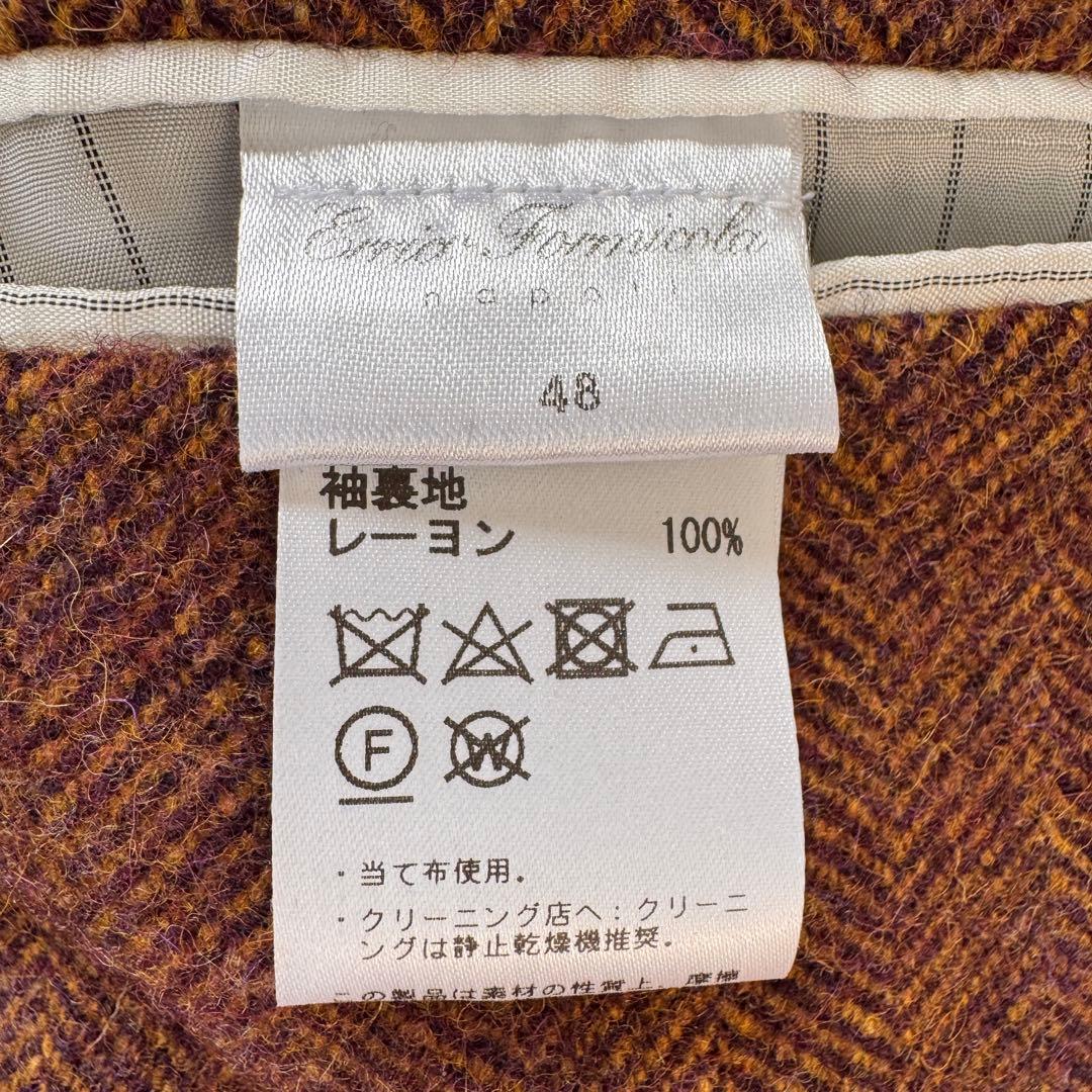 エリッコフォルミコラ Errico Formicola ヘリンボーン ジャケット