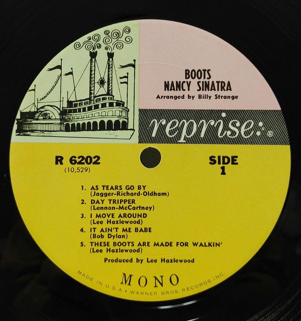 BOOTS！ナンシーシナトラ♣英国・米国モノラル盤NANCY SINATRA！