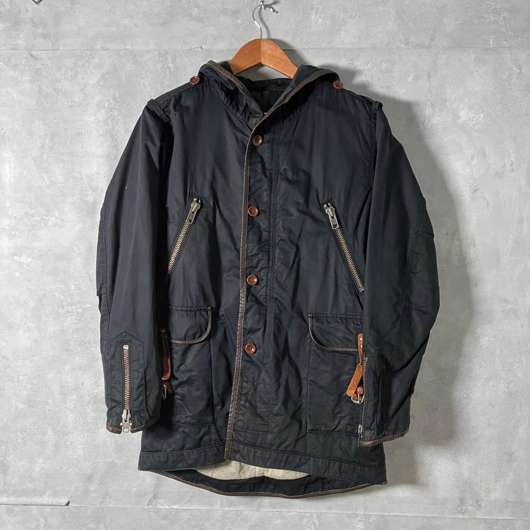 paulsmith ポールスミス レザーパイピング モッズコート JKT R17