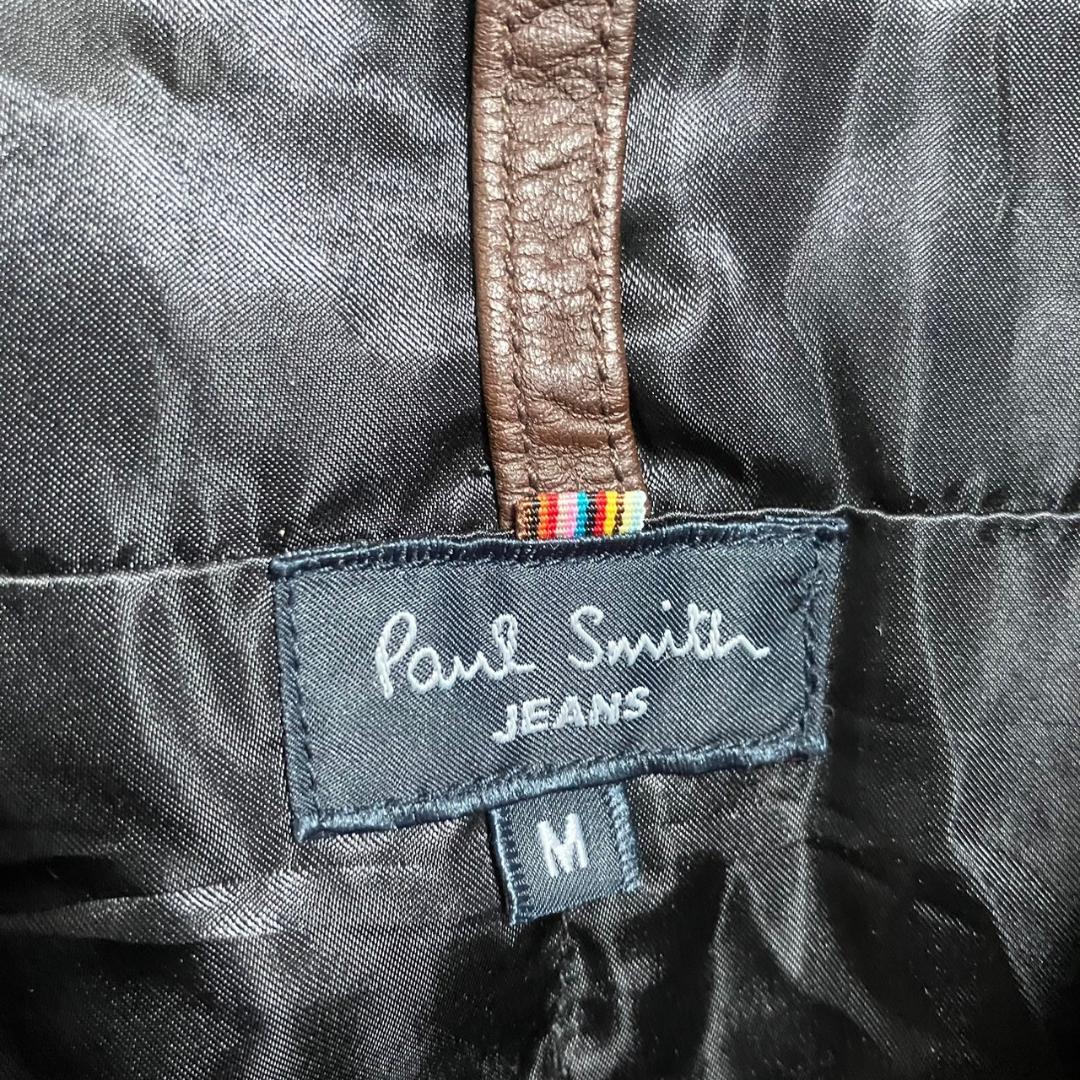 paulsmith ポールスミス レザーパイピング モッズコート JKT R17