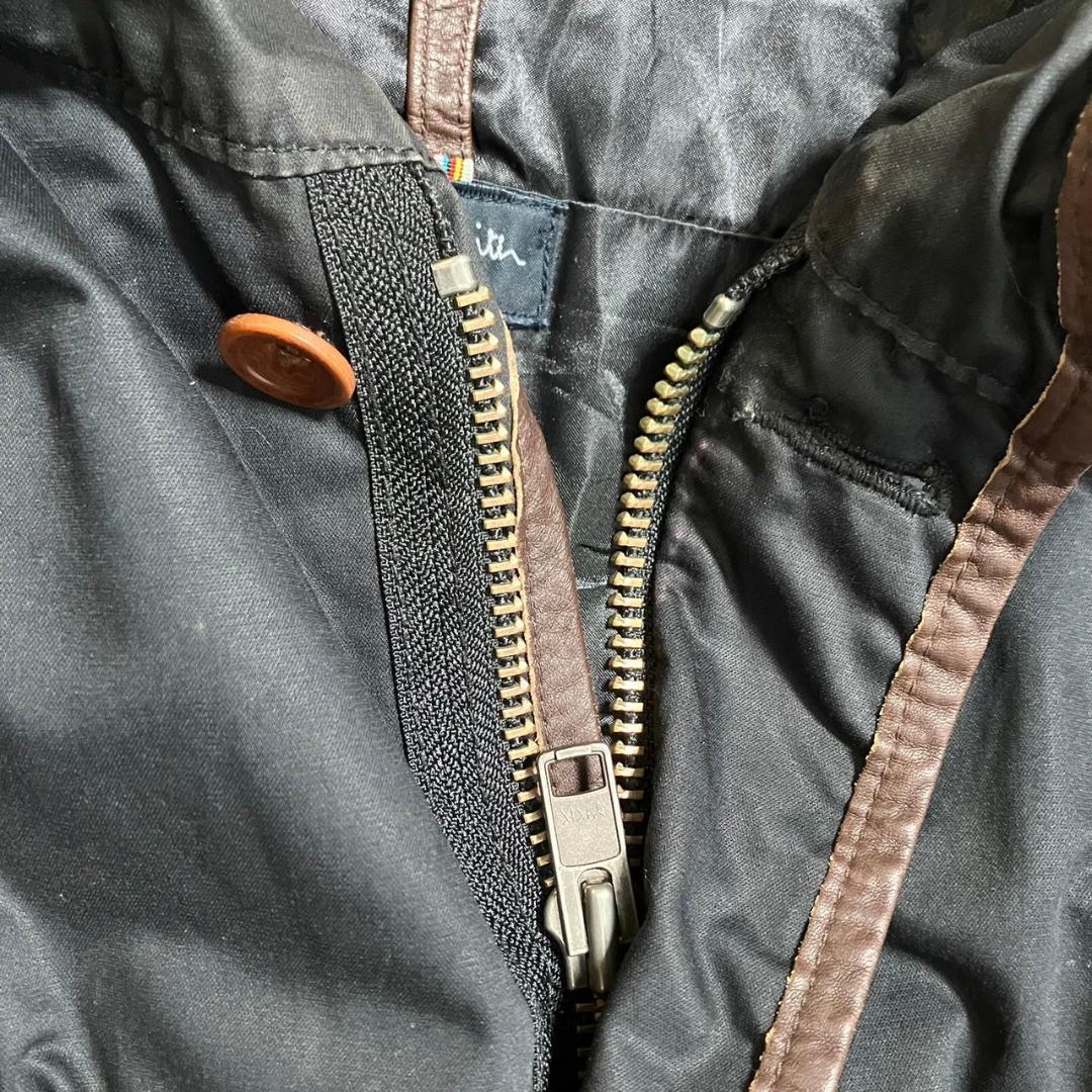 paulsmith ポールスミス レザーパイピング モッズコート JKT R17