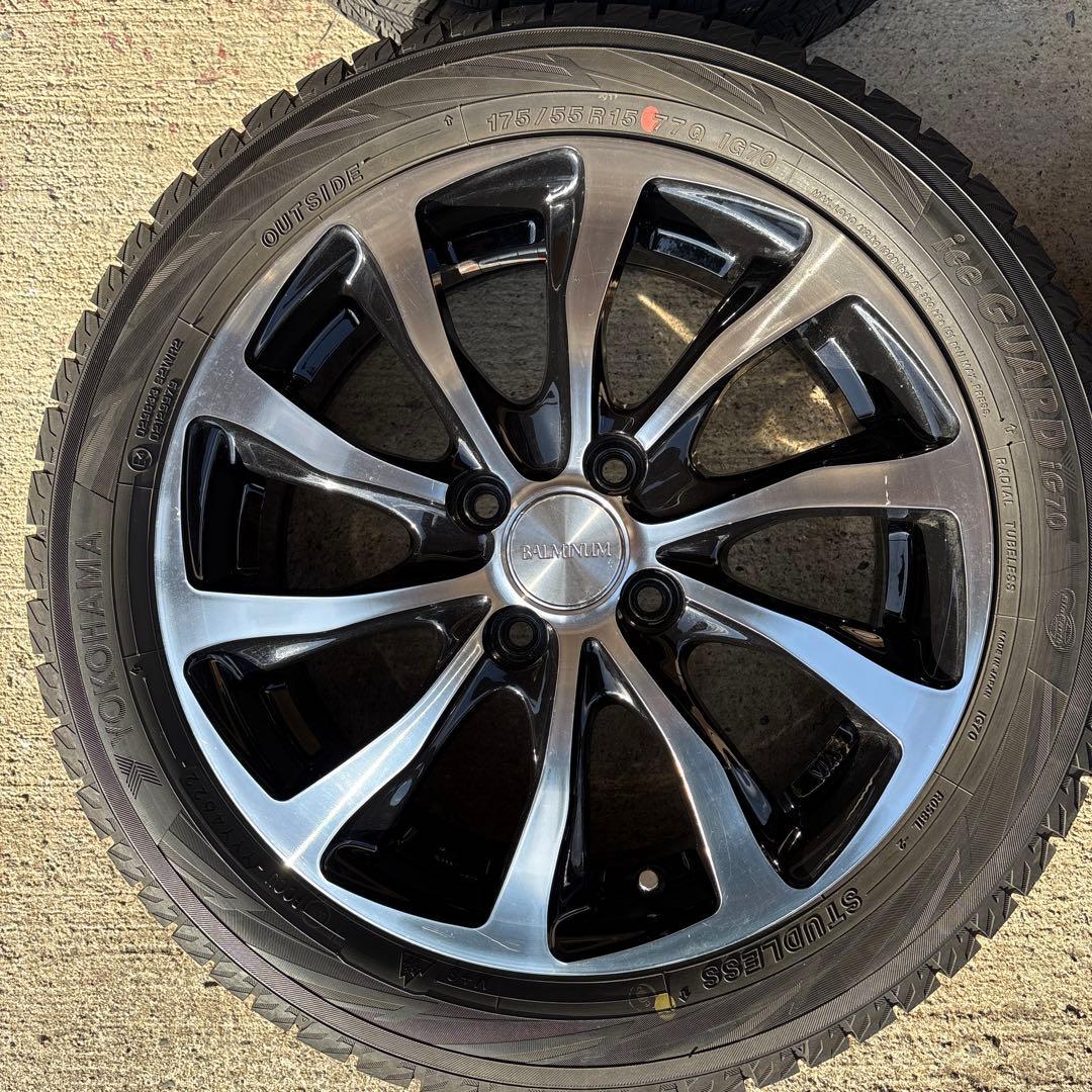 り*ん様 ヨコハマアイスガード　スタッドレスホイールセット　175/55R15