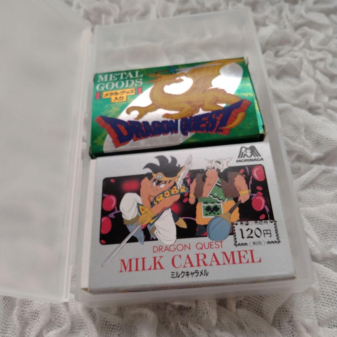 3*）様 ドラゴンクエスト③アベル食玩森永製菓メタルグッズミルクキャラメル箱のみ