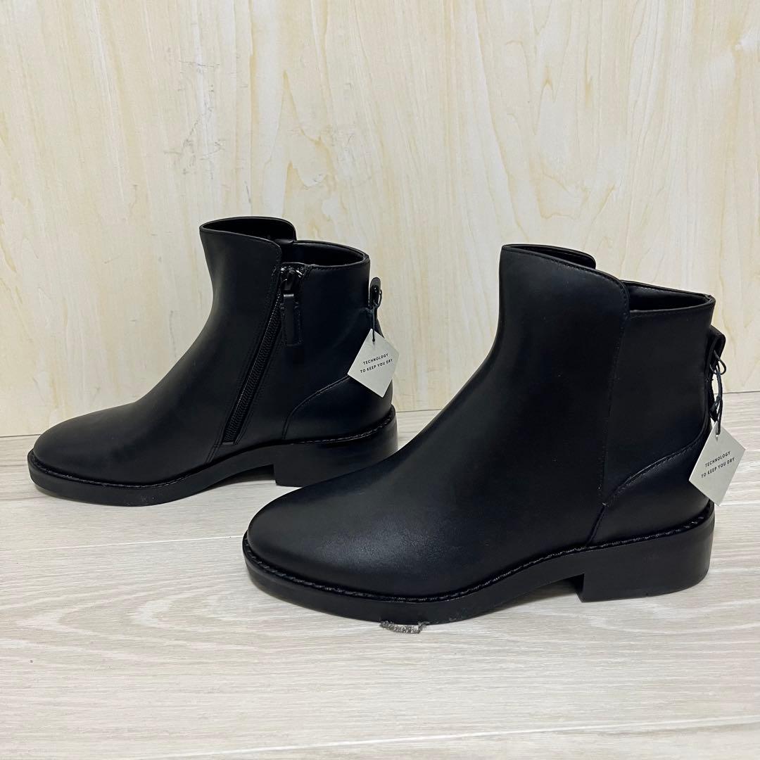 新品　未使用　COLE HAAN ラモーナ ブーツ　ウォータープルーフ　黒