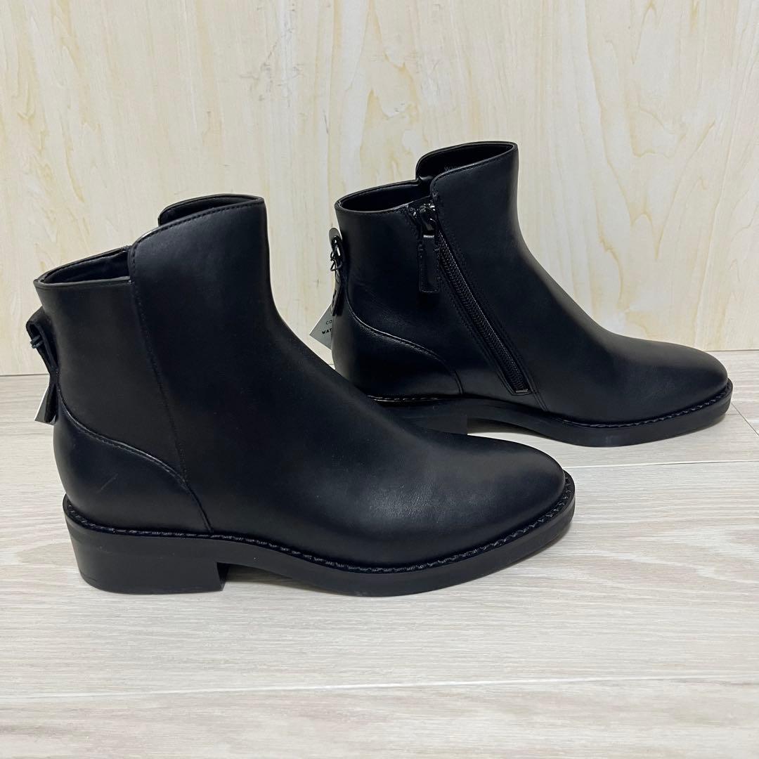新品　未使用　COLE HAAN ラモーナ ブーツ　ウォータープルーフ　黒