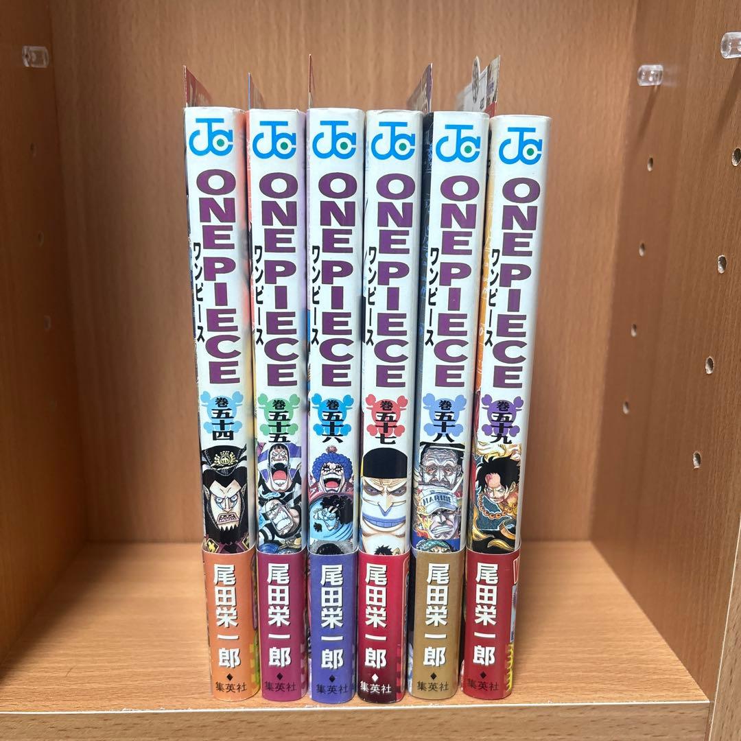 ワンピース　初版　6〜104巻　全巻初版　シャンパラ　コミックニュース付き