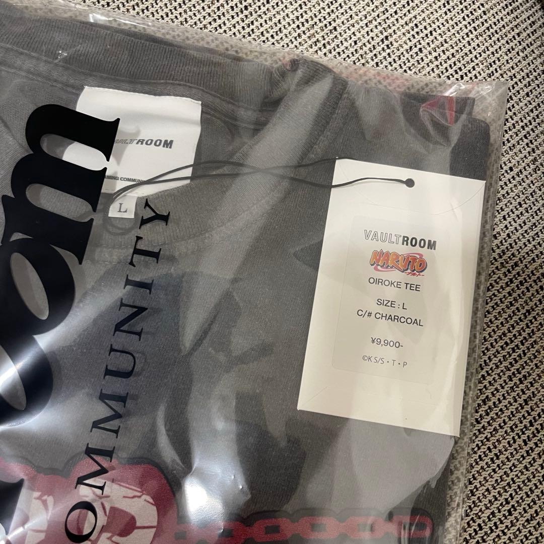Lサイズ　vaultroom ナルト NARUTO OIROKE TEE