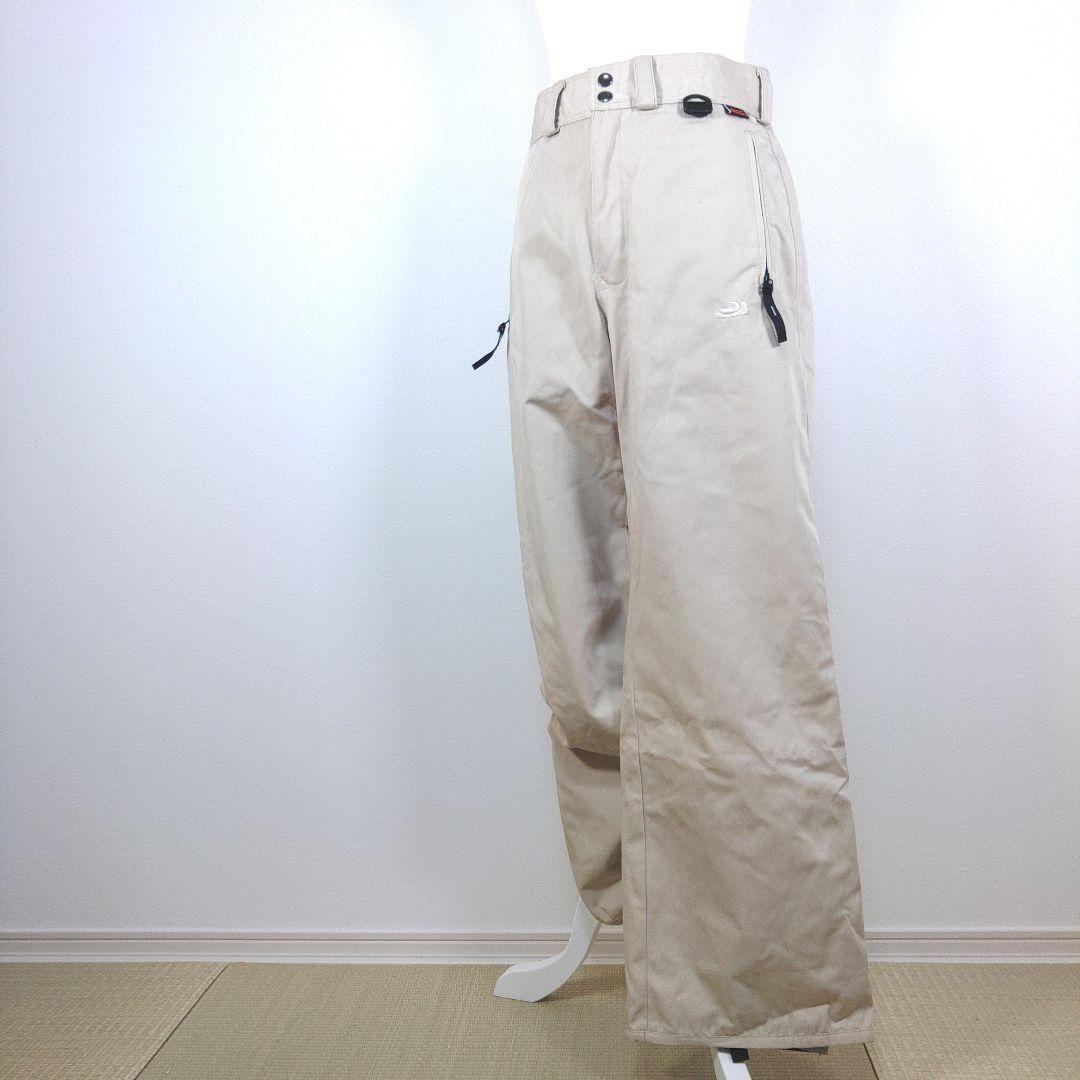 キスマーク　メンズ　S　スキー　スノーボードウェア　レッド　ベージュ　ニット帽
