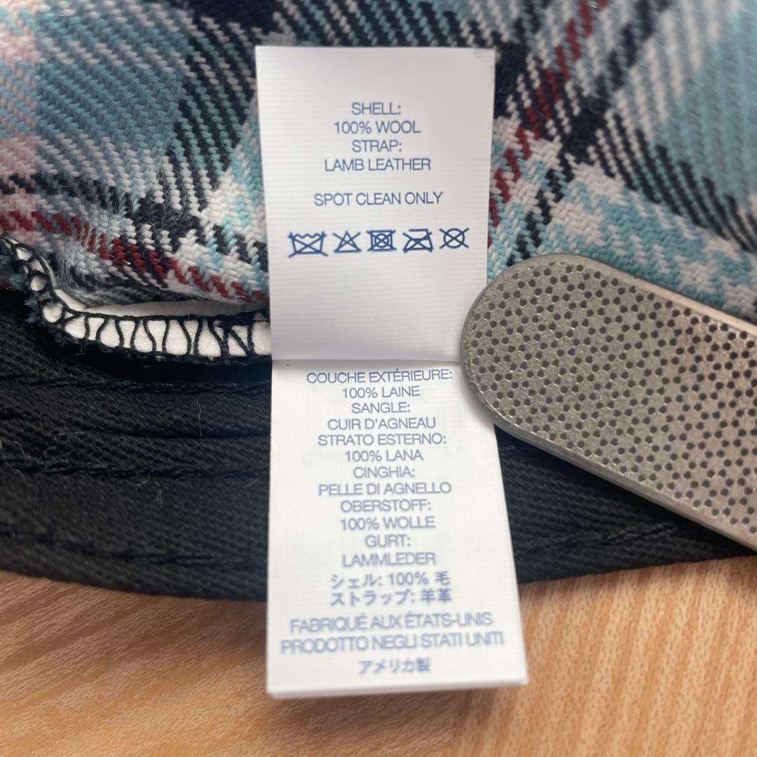 【新品未使用】Supreme チェック柄キャップ