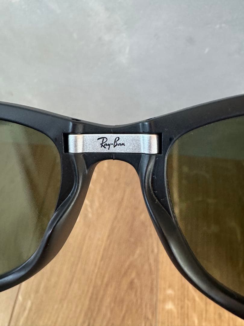 Ray Ban サングラス　折りたたみ　コンパクト　ブルーレンズ