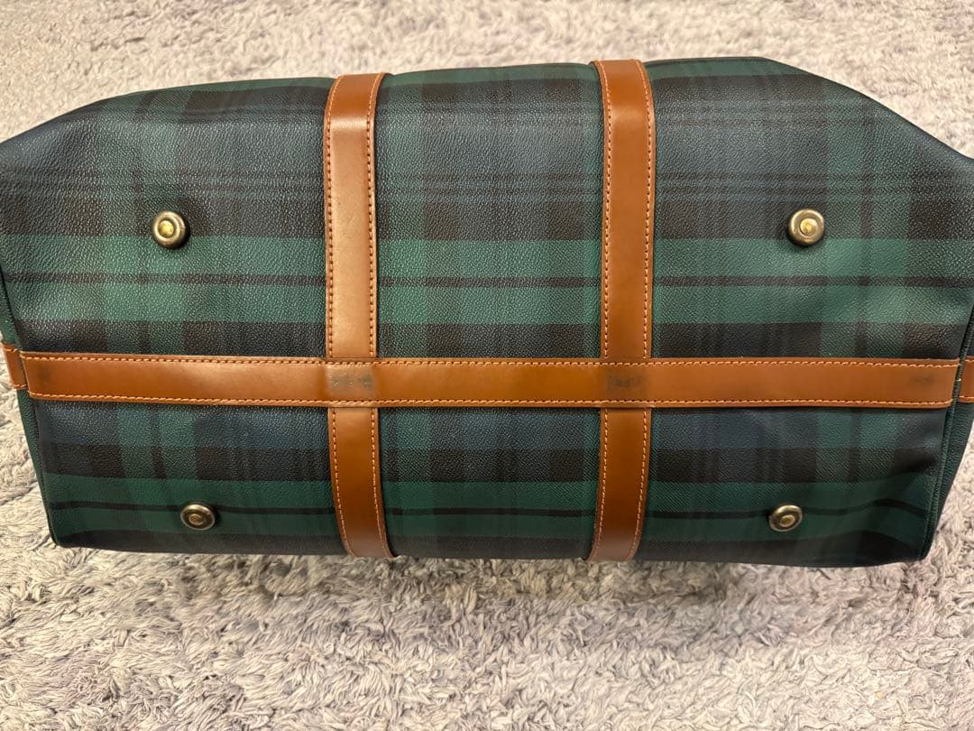ピ*ス様 Polo Ralph Lauren チェック柄ボストンバッグ