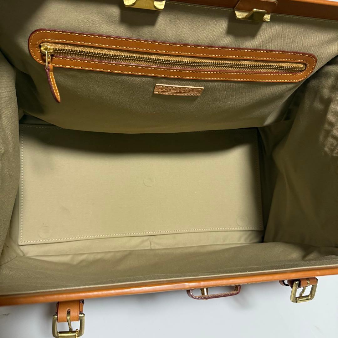 ⭐️極美品⭐️　ソメスサドル　ボストンバッグ　ハンドバッグ　キャメル　レザー