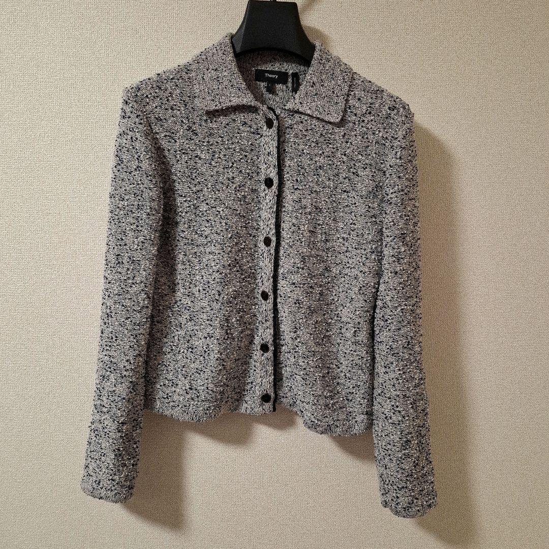 【現行品】Theory サマーツイードカーディガン